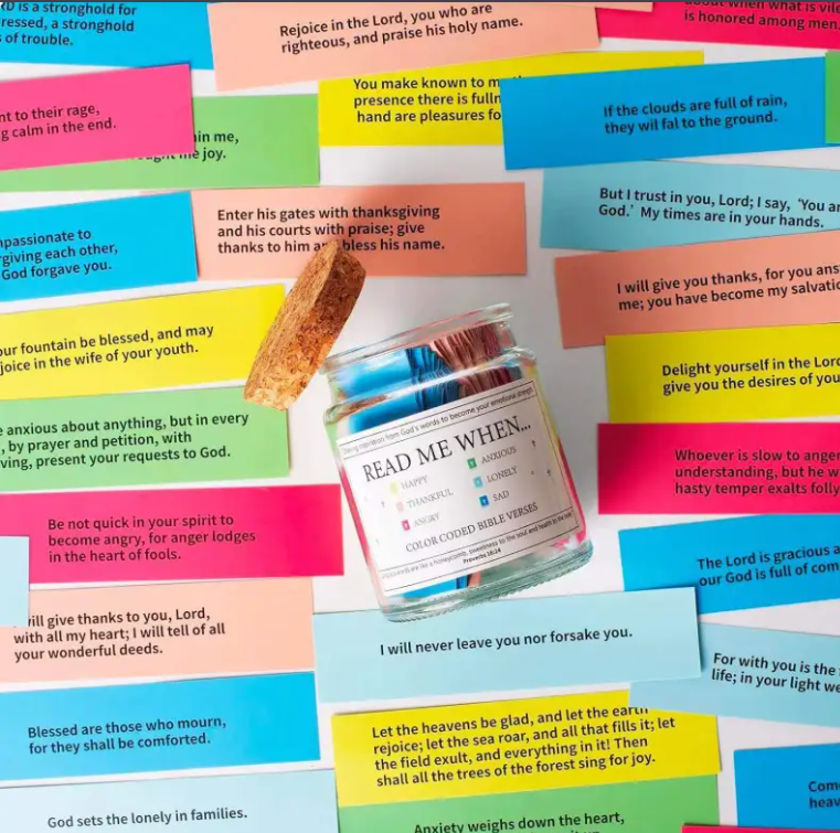 Bible Verses Inn A Jar