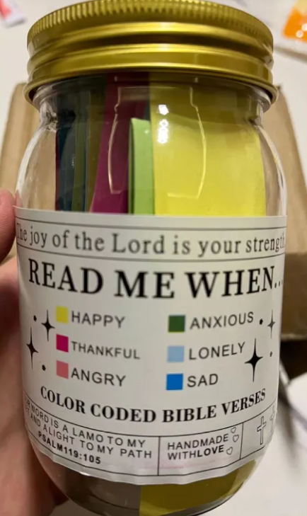 Bible Verses Inn A Jar