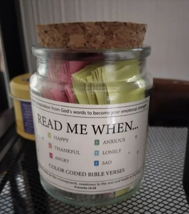Bible Verses Inn A Jar